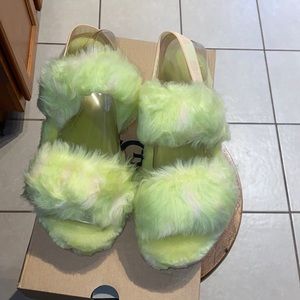UGG “Oh Yeah” Spots Slides / Slippers